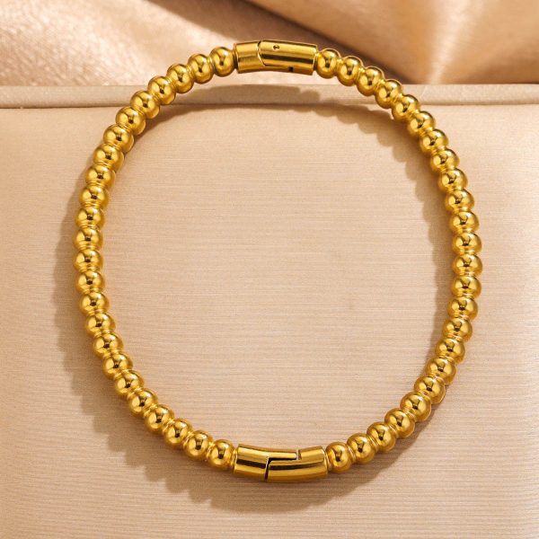 Fashion bamboo titanium steel bracelet female summer niche cold style ins stainless steel retro bamboo jewelry - Image 4